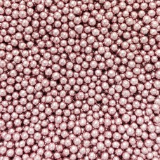 Suikerparels metallic roze 4mm 4KG